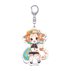 Bunnimals in night pool　アクリルキーホルダー　シャオジュ