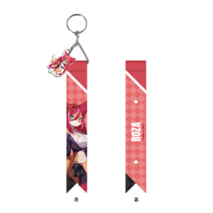 Bunnimals in night pool　チャーム付きリボンストラップ　ローザ