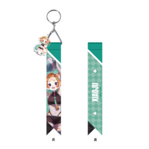 Bunnimals in night pool　チャーム付きリボンストラップ　シャオジュ